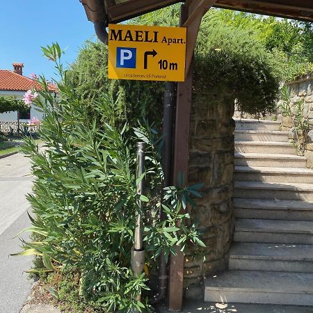 Maeli Apartment Lucija Kültér fotó